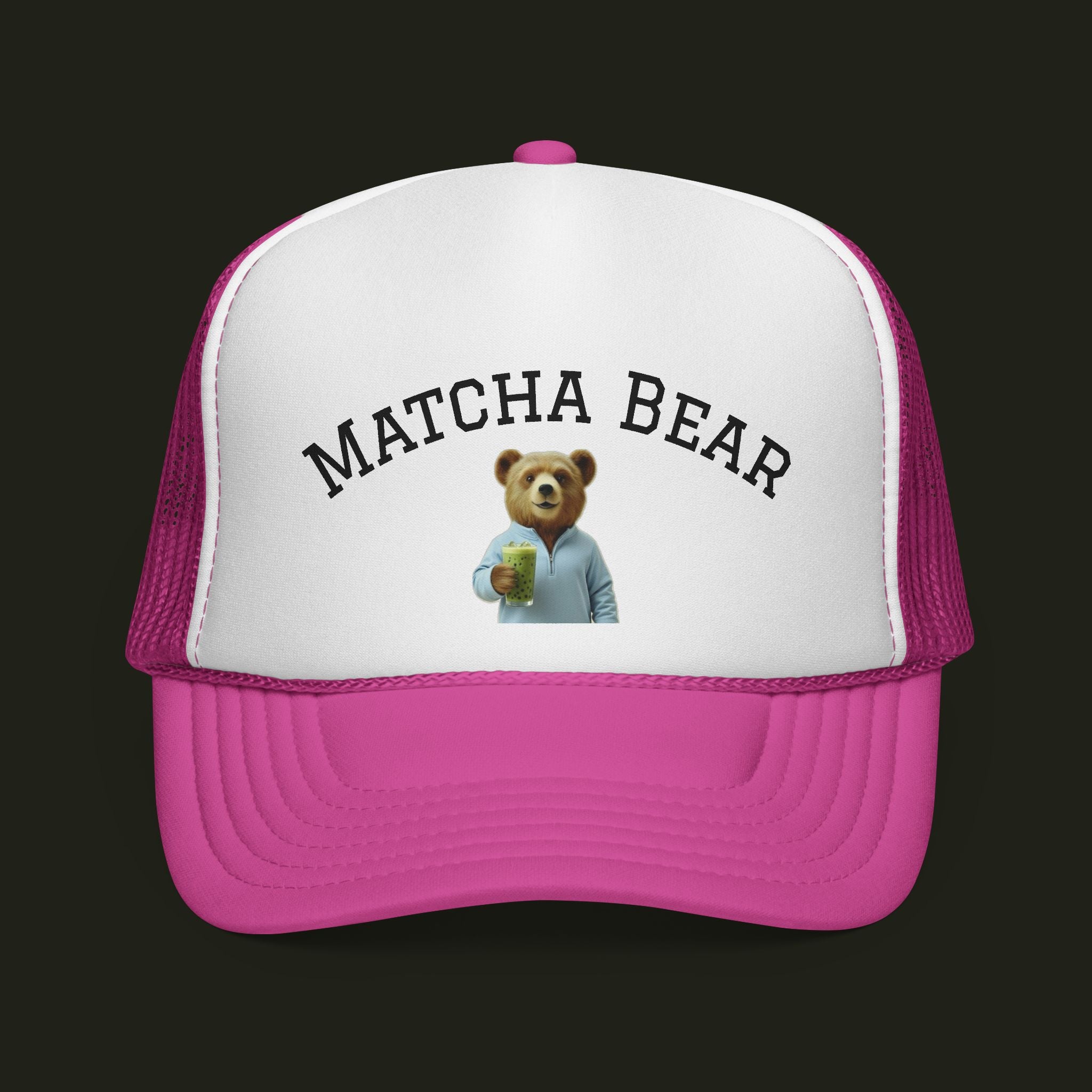 Matcha Bear Cap