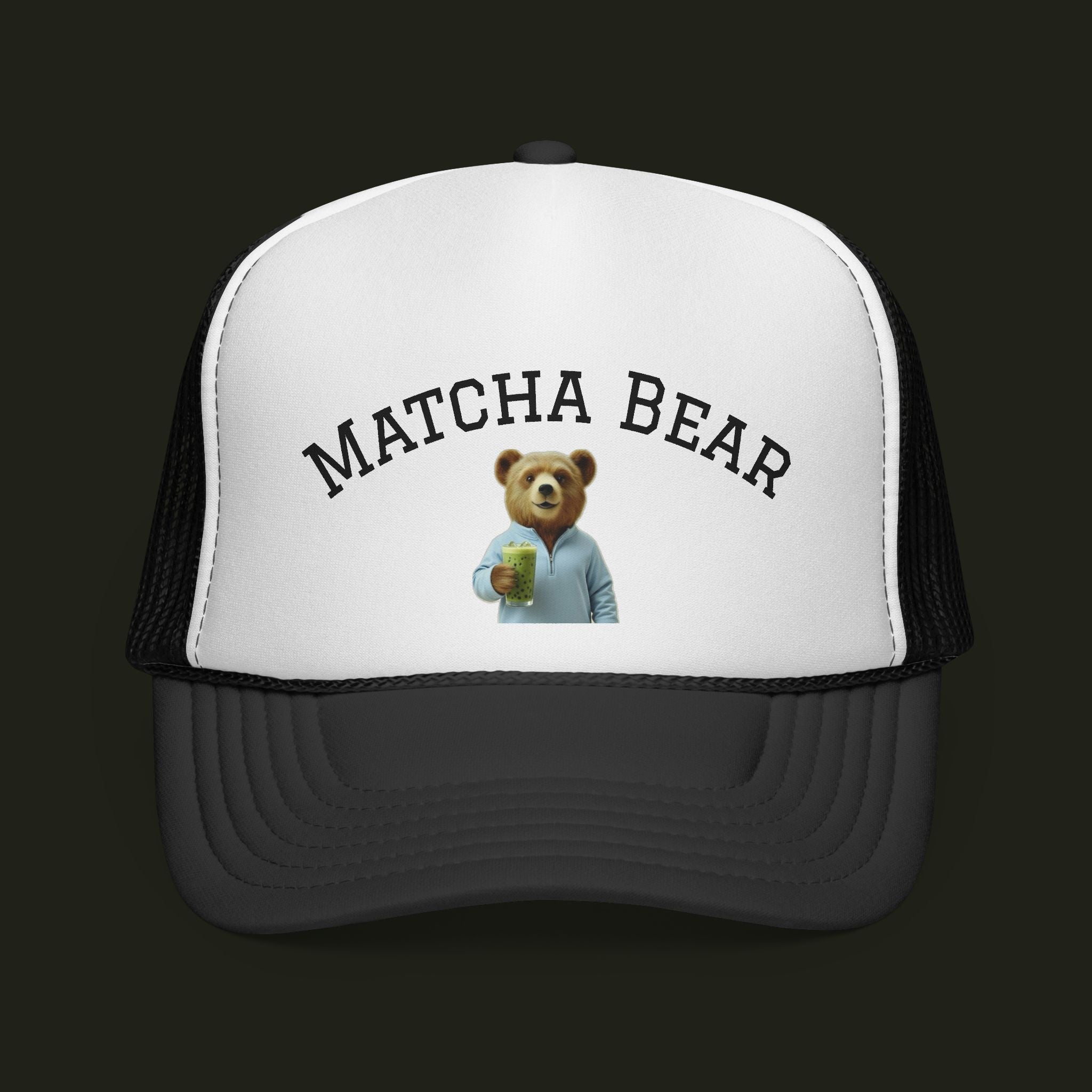 Matcha Bear Cap