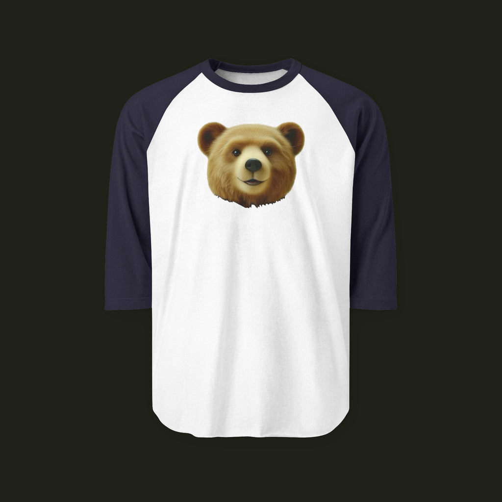 Bear Three-Quarter Sleeve Raglan Shirt