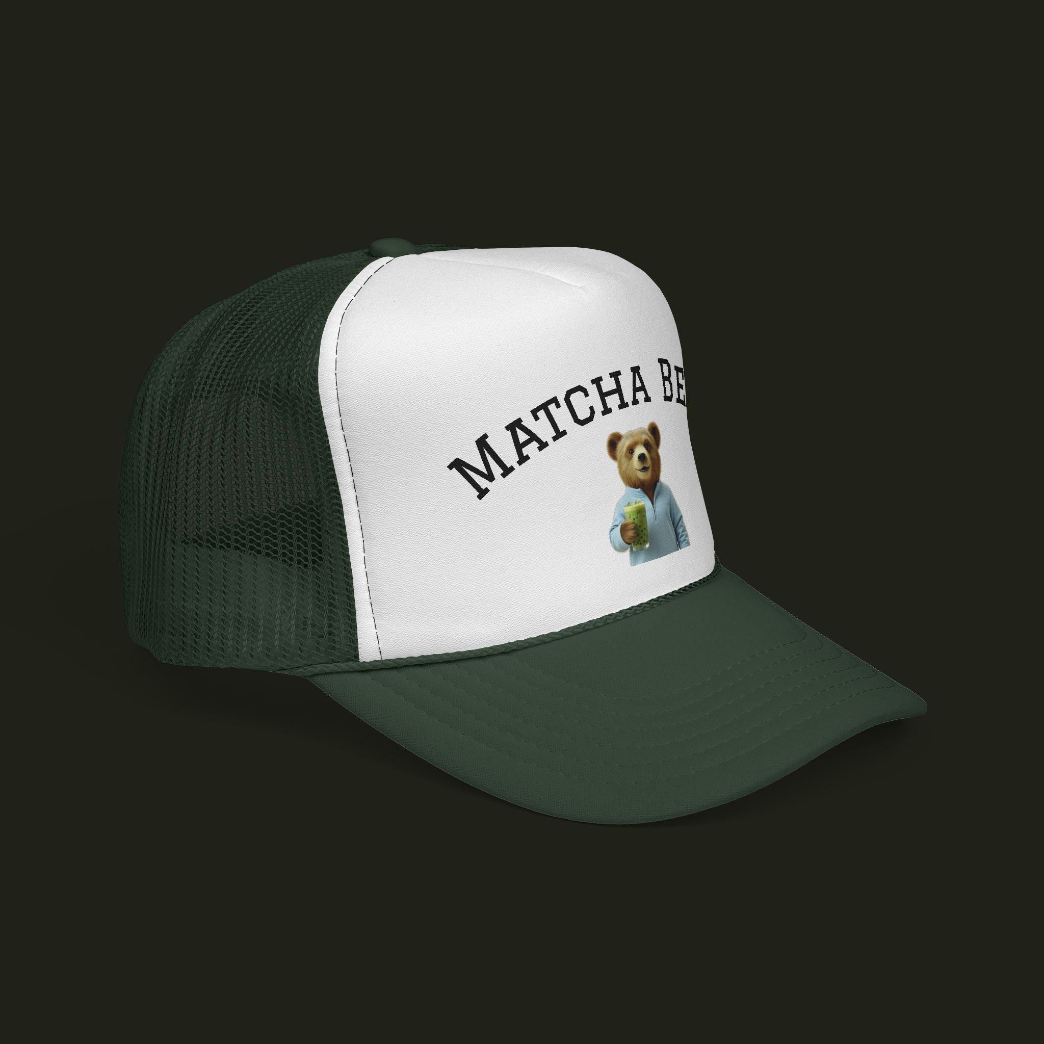 Matcha Bear Cap