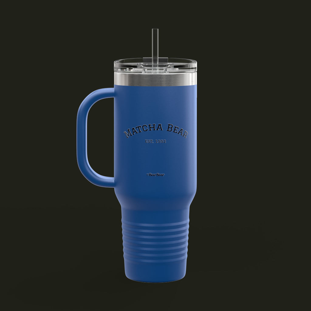 Matcha Bear Insulated Travel Mug, 40oz