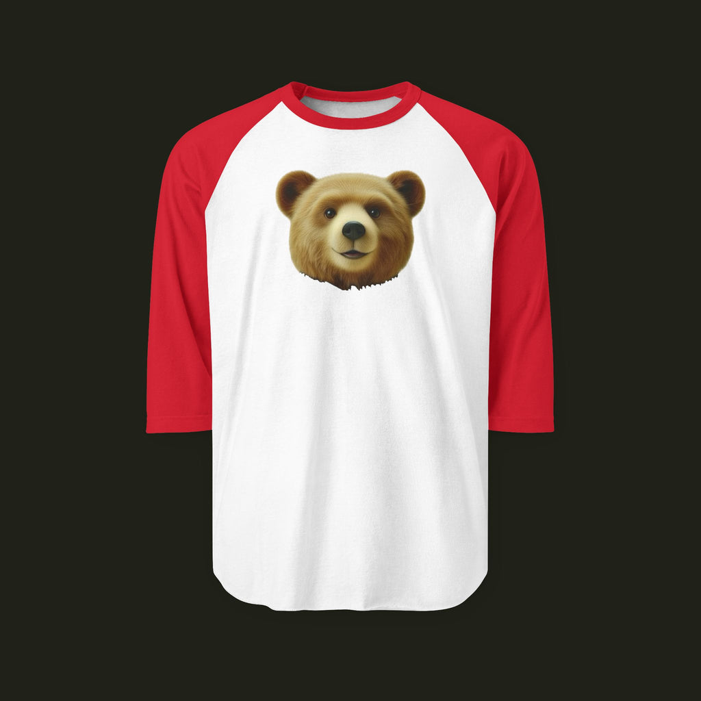 Bear Three-Quarter Sleeve Raglan Shirt