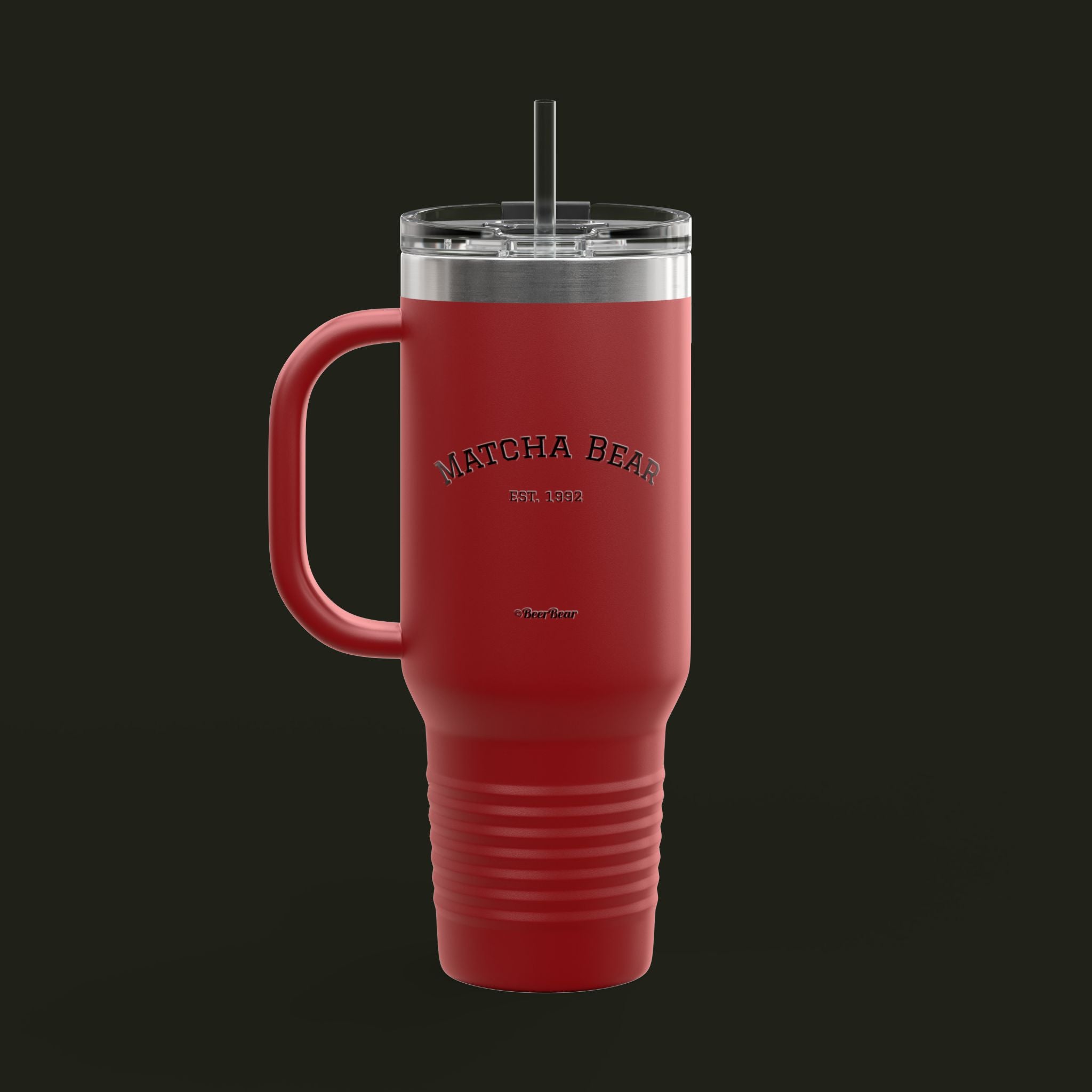 Matcha Bear Insulated Travel Mug, 40oz