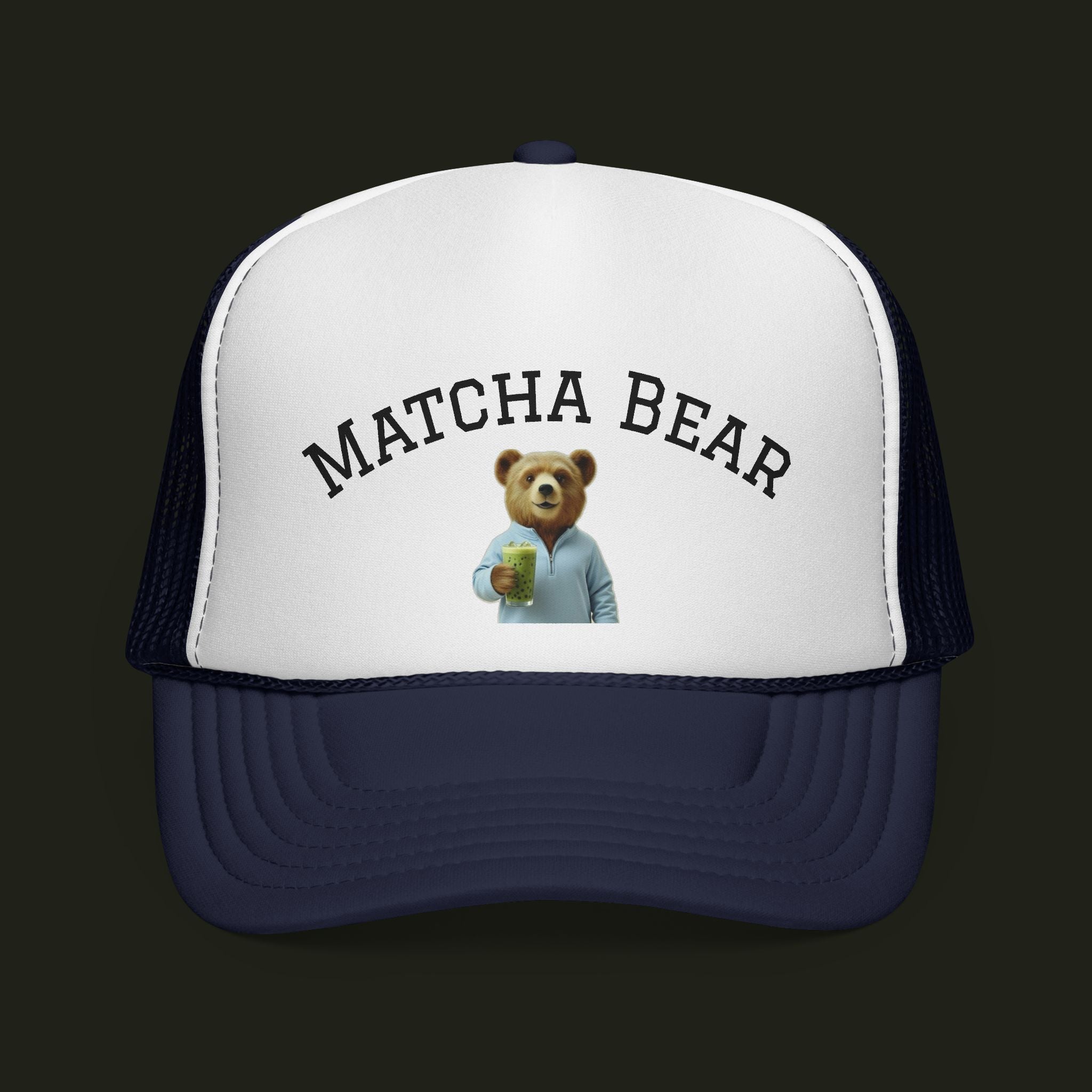Matcha Bear Cap