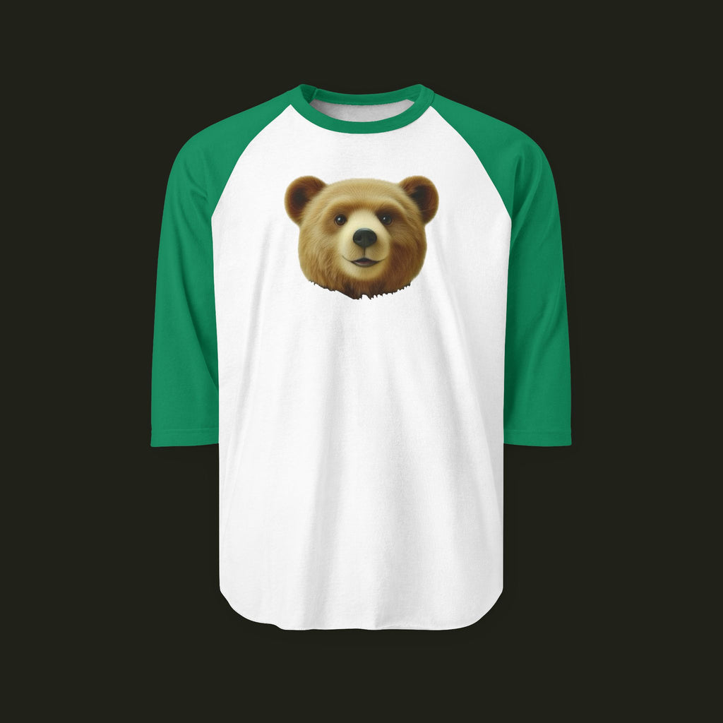 Bear Three-Quarter Sleeve Raglan Shirt