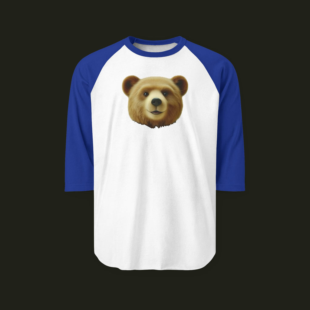 Bear Three-Quarter Sleeve Raglan Shirt