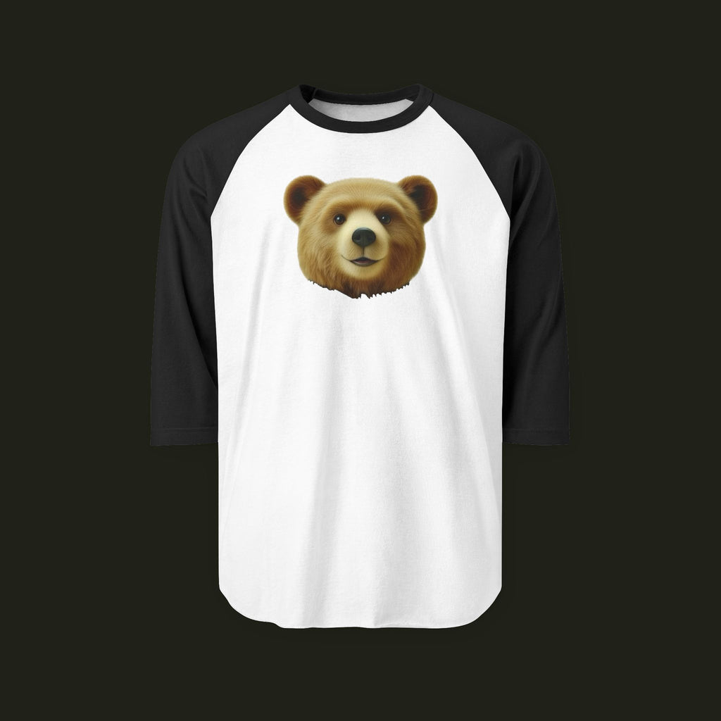 Bear Three-Quarter Sleeve Raglan Shirt
