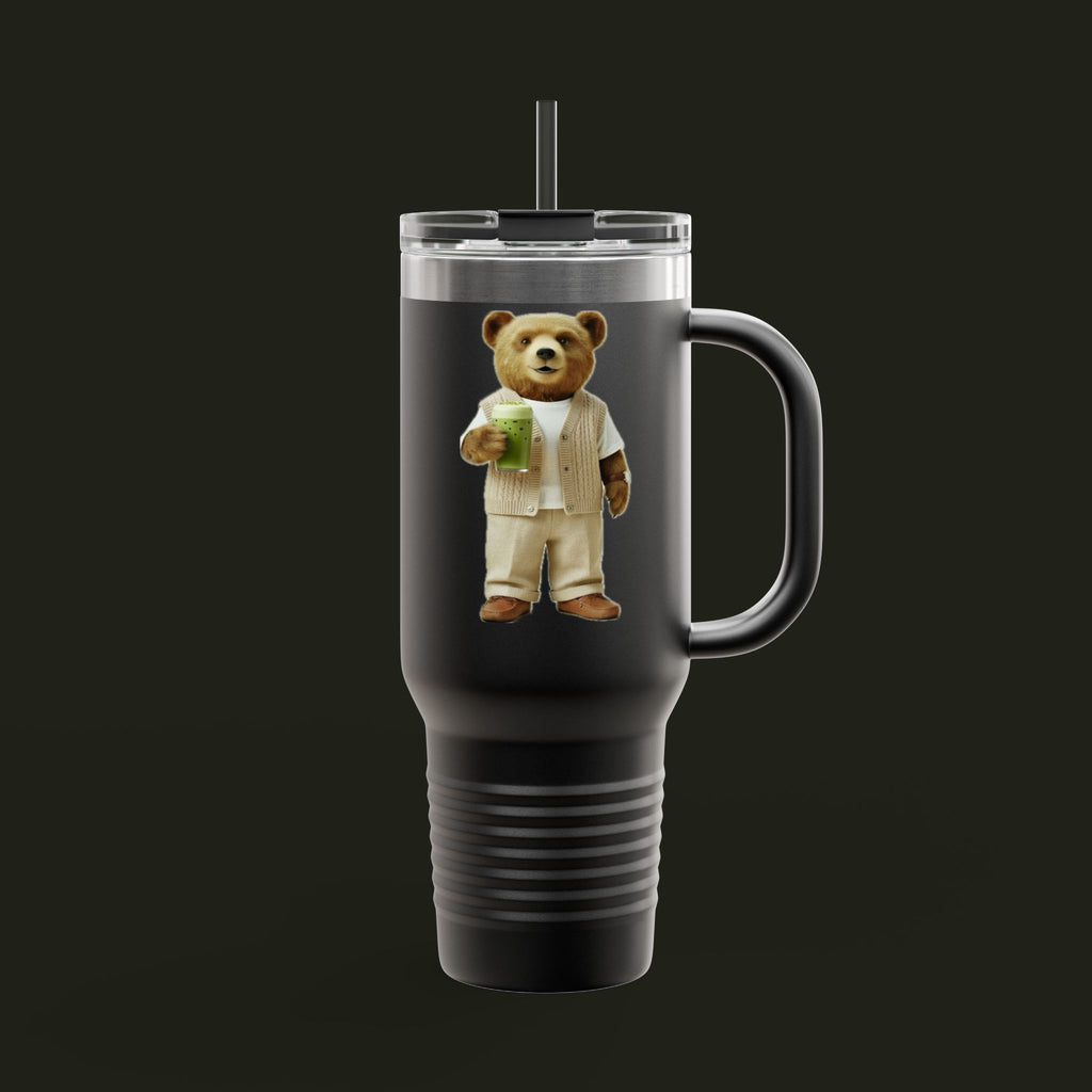 Matcha Bear Insulated Travel Mug, 40oz