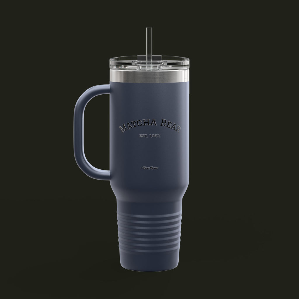 Matcha Bear Insulated Travel Mug, 40oz