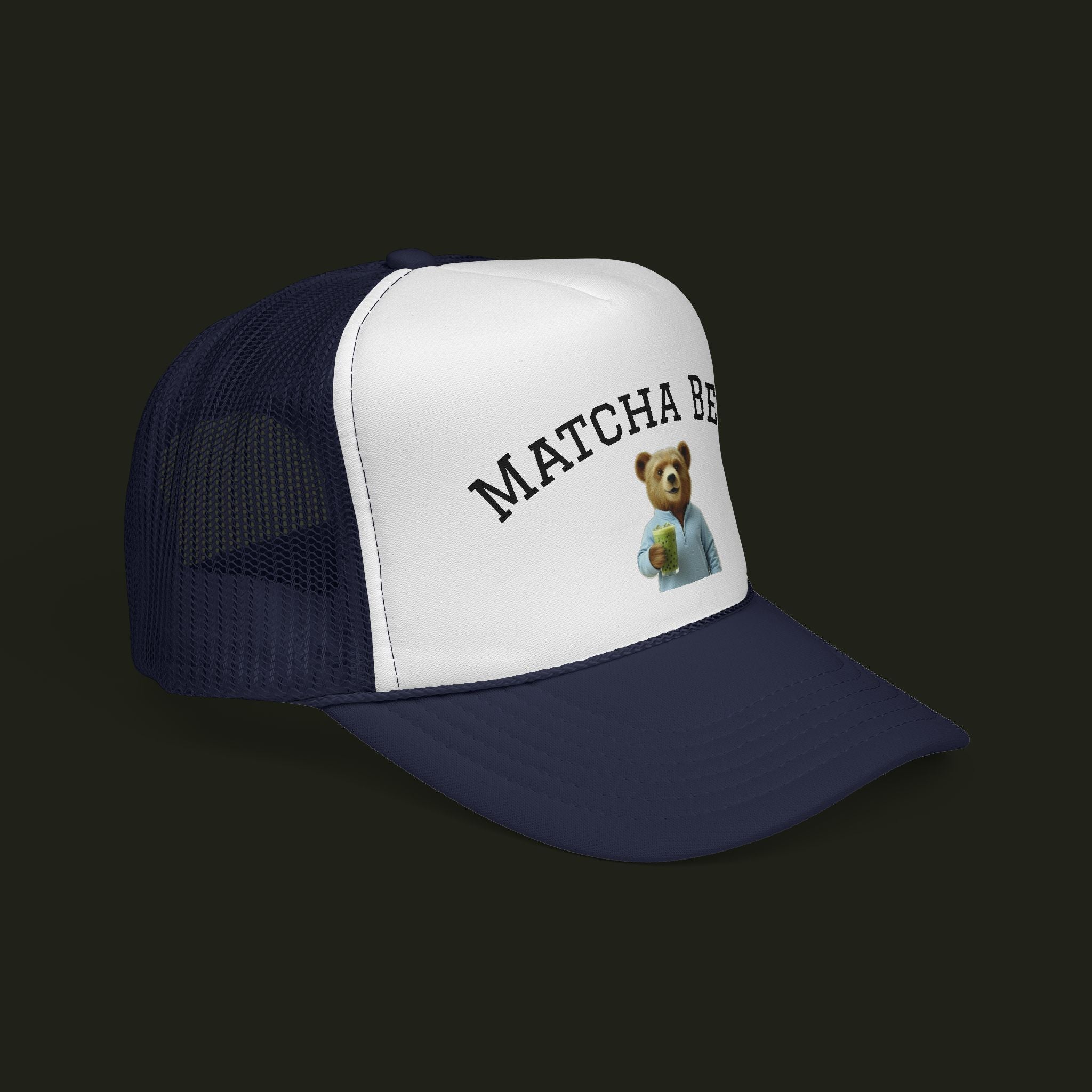 Matcha Bear Cap