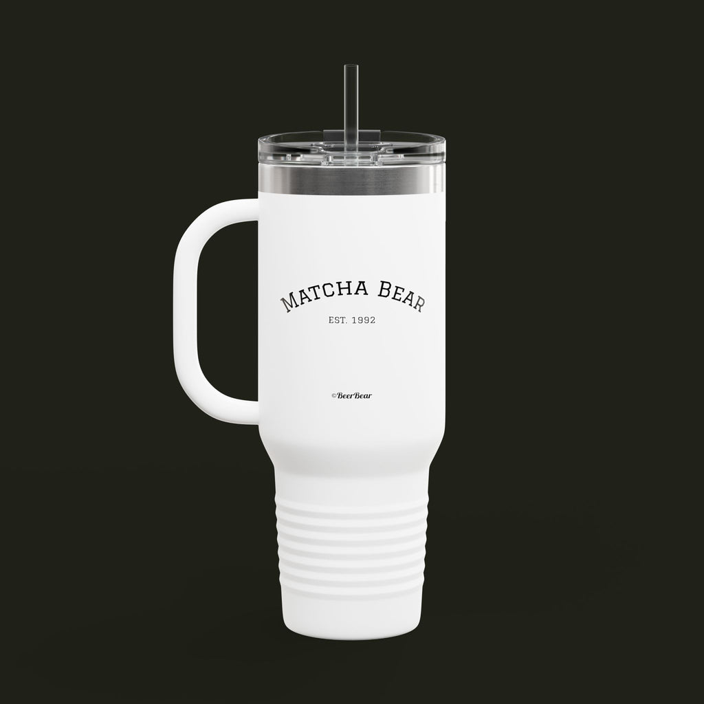 Matcha Bear Insulated Travel Mug, 40oz