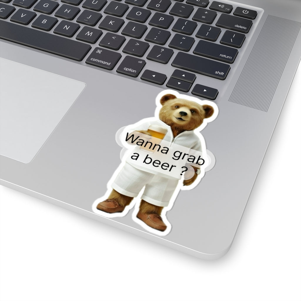 Wanna grab beer ? sticker