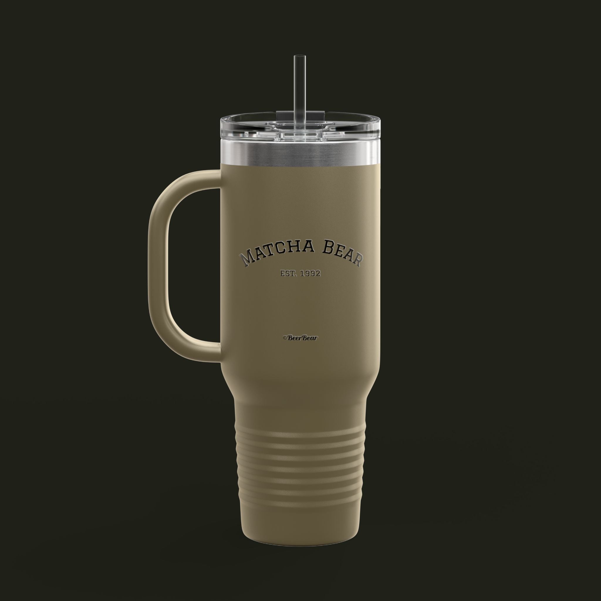 Matcha Bear Insulated Travel Mug, 40oz