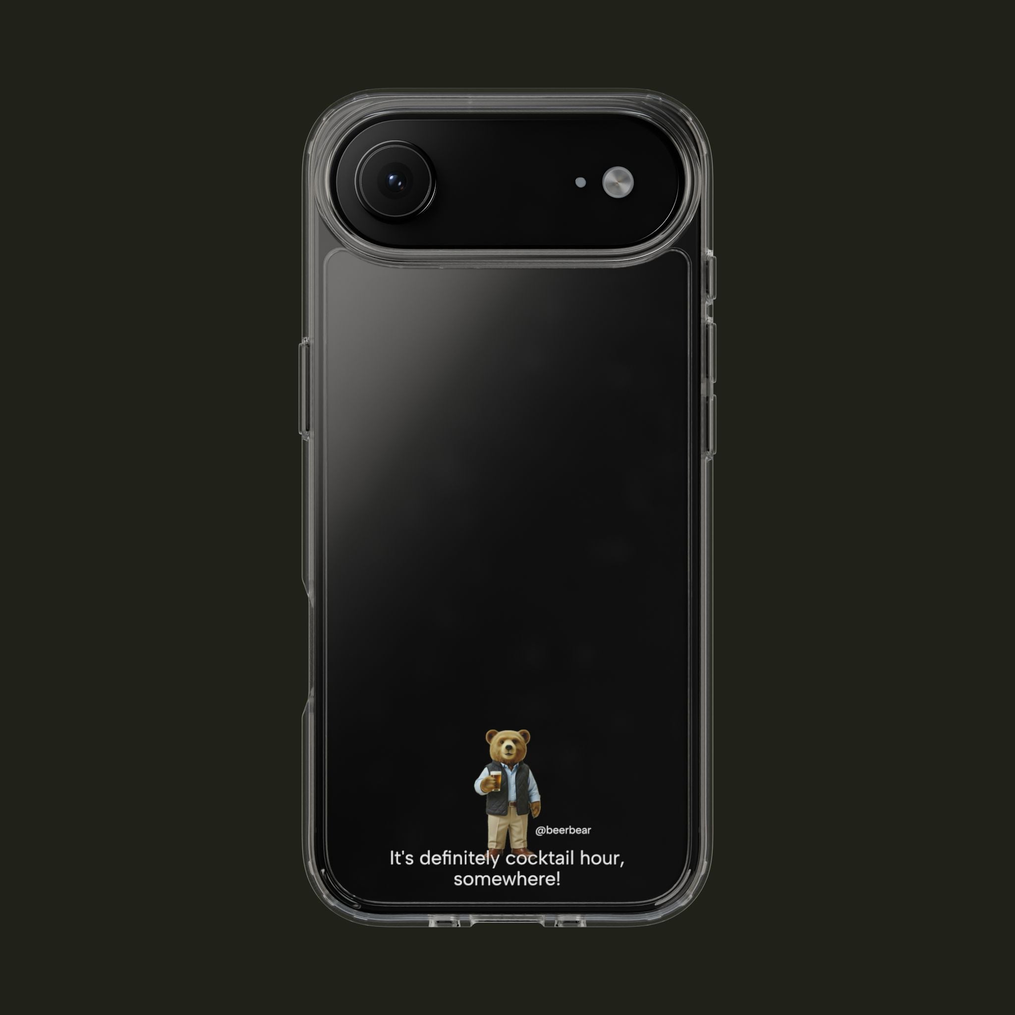 Beer Bear Phone Case - English