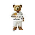 Wanna grab beer ? sticker