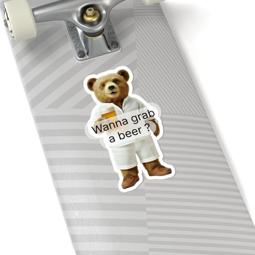 Wanna grab beer ? sticker