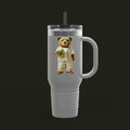Matcha Bear Insulated Travel Mug, 40oz