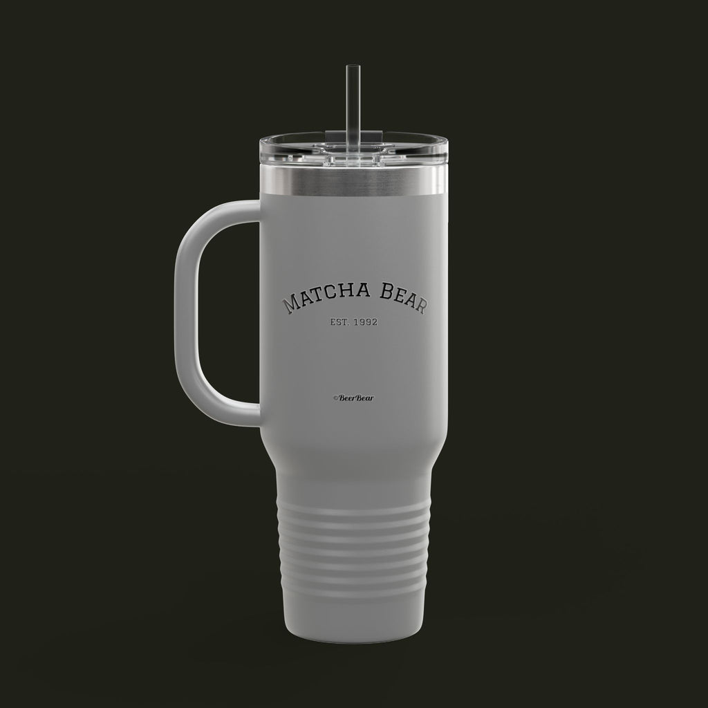 Matcha Bear Insulated Travel Mug, 40oz