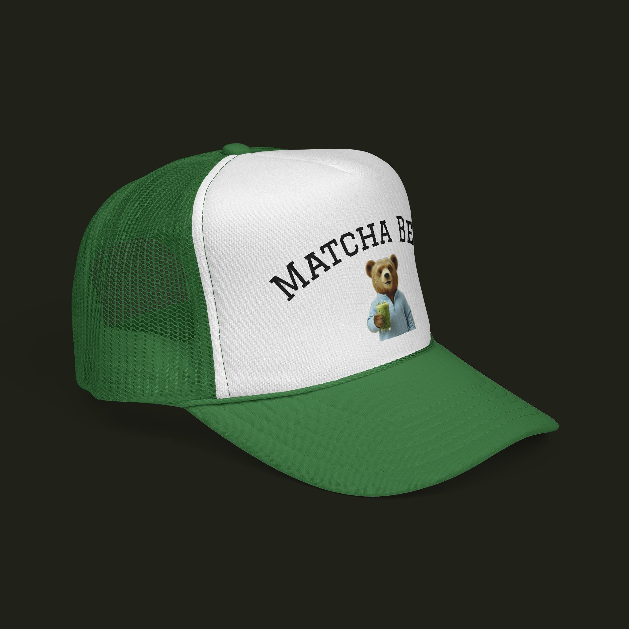 Matcha Bear Cap
