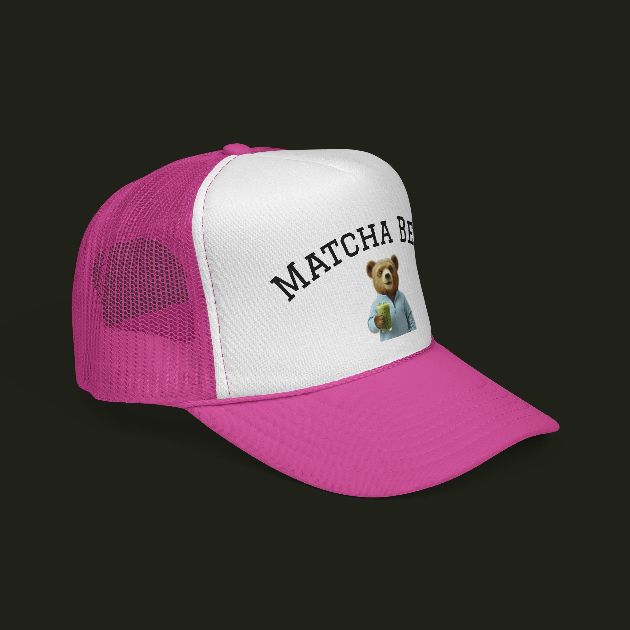 Matcha Bear Cap