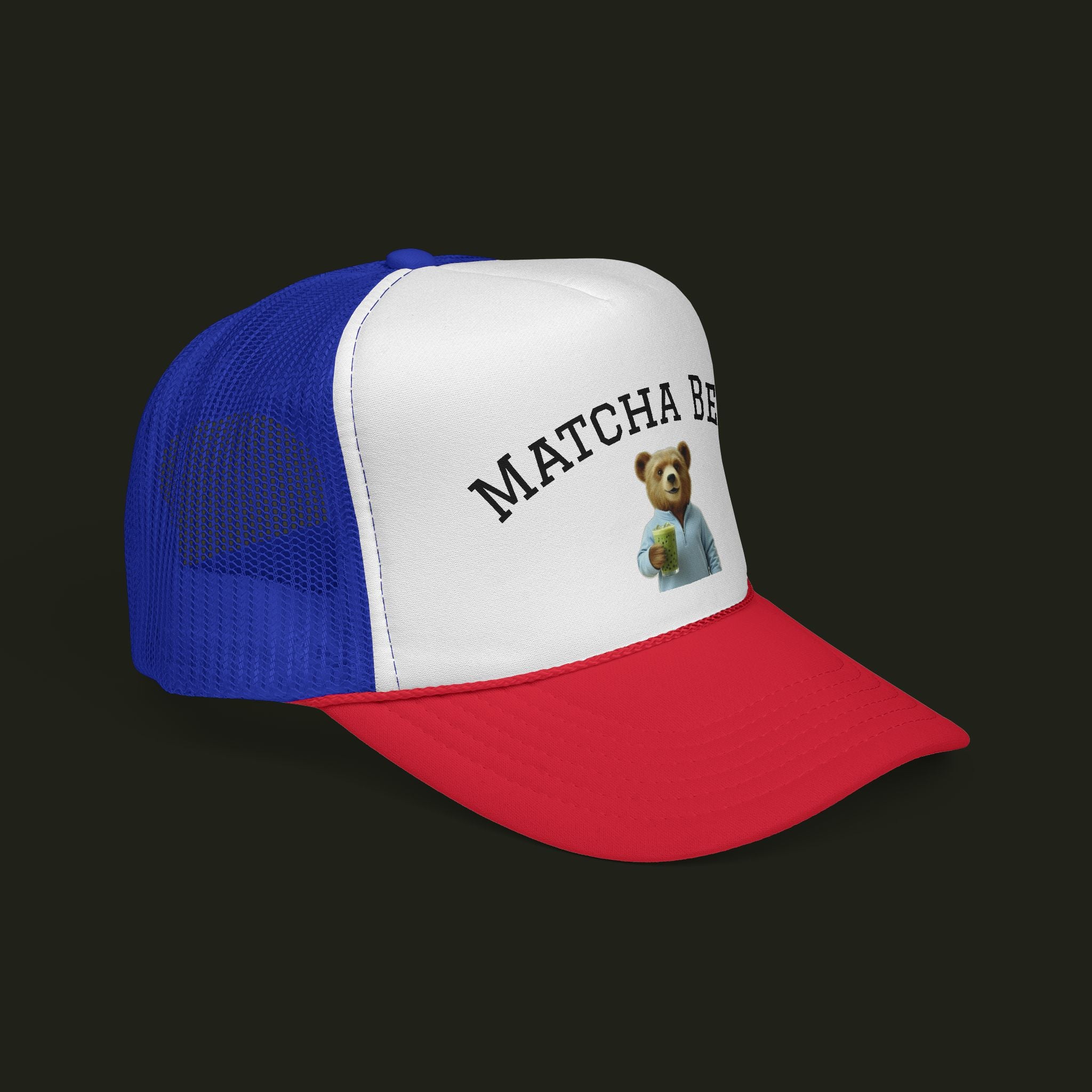 Matcha Bear Cap